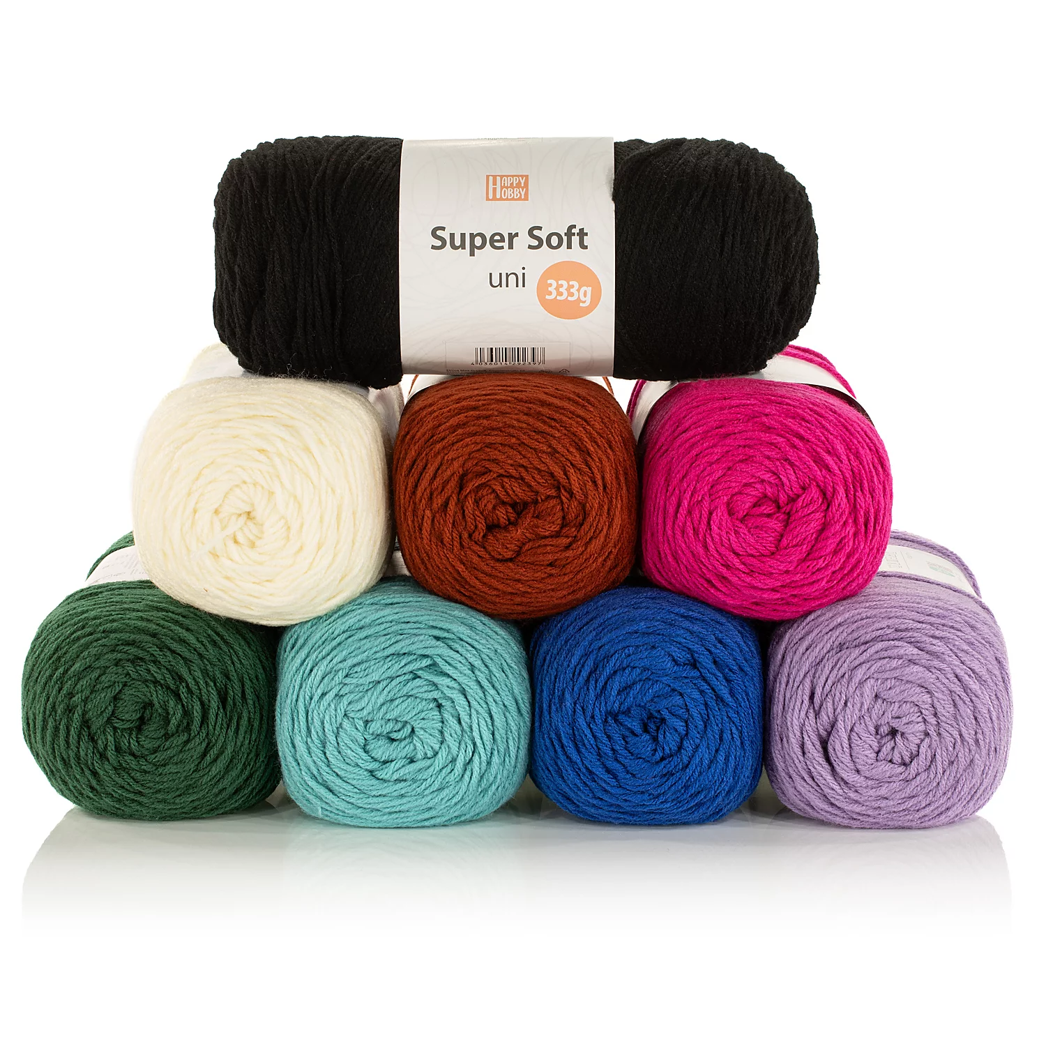 Happy Hobby Wolle Super Soft uni
