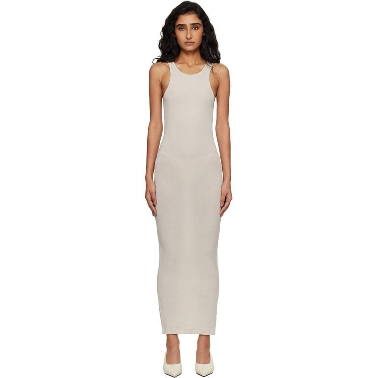 Off- Muscle Tank Midi Dress