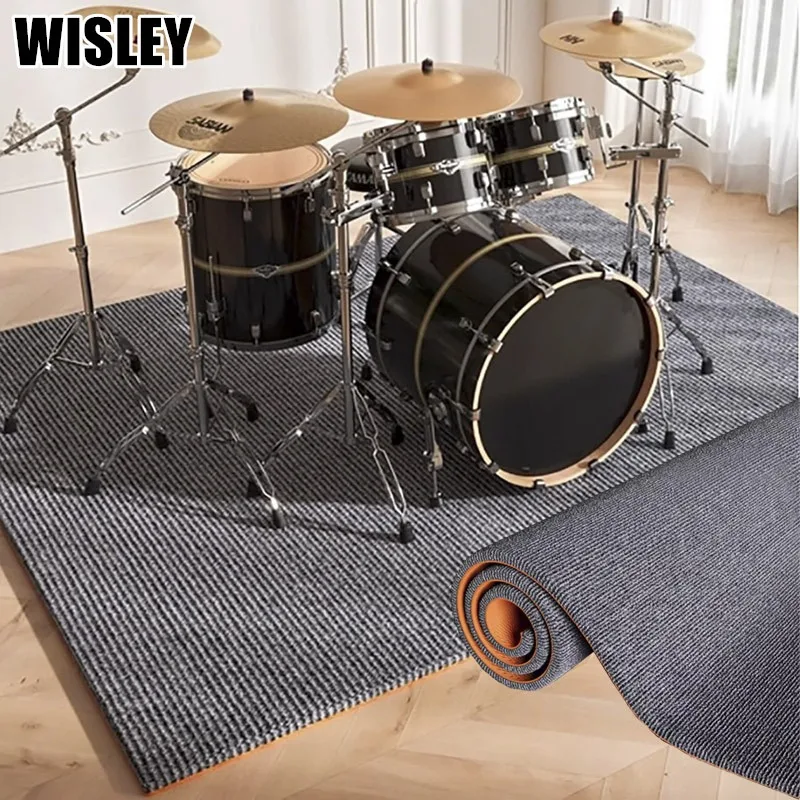 Thick Soundproof Absorbent Carpet Non Slip Floor Rug Noise Reduction Mat for Home Office Bedroom Decor Soundproof Floor Carpet