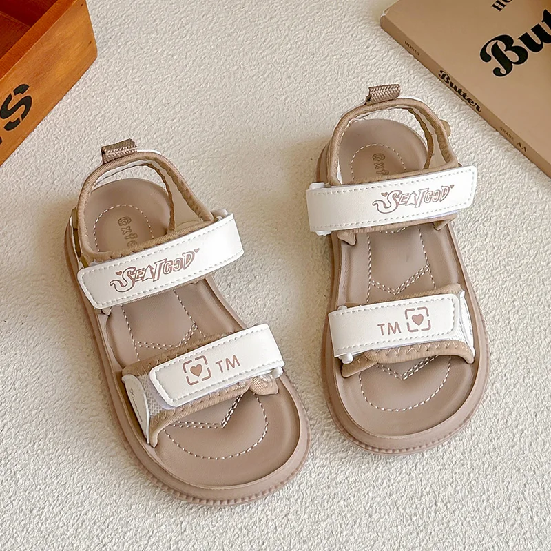 Kinder-Sportsandalen mit Doppel-Klettverschluss für Jungen und Mädchen, 2026 Neue Sommer Atmungsaktive Outdoor-Sneaker, Größe 26-40