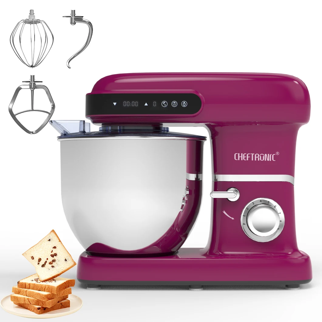 Robot pâtissier ménager haute puissance 2200W 10L, mélangeur planétaire pour gâteaux, pains et pâtes, robot culinaire