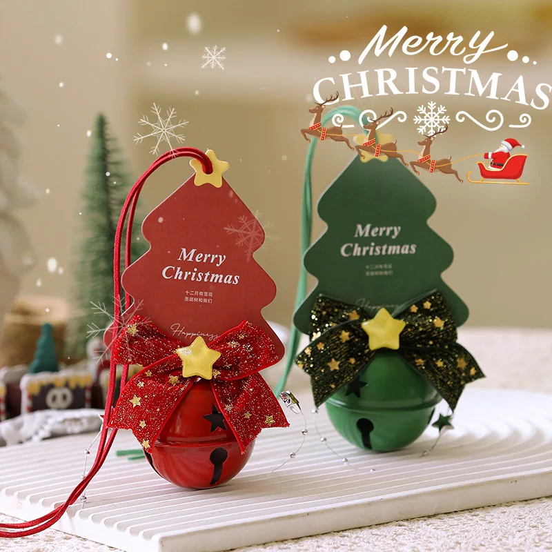 Weihnachtsbaumschmuck, kreative Ornamente, festliche Hängedekoration, Auto-Hängeglocken, Geschenk, Urlaub, Party-Dekoration für Zuhause und Büro Image