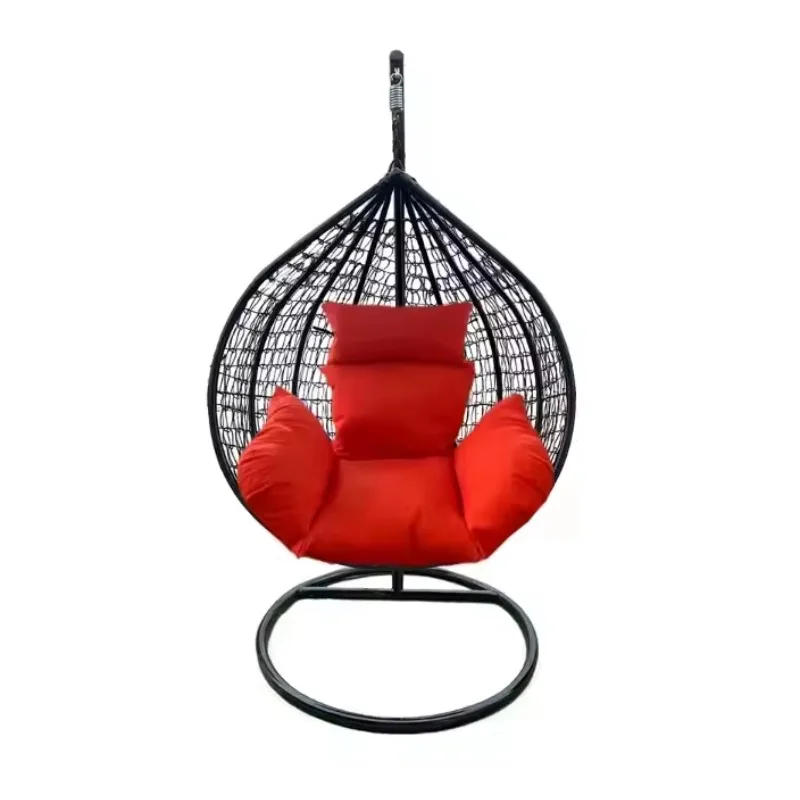 Outdoor-Möbel Hängesessel Outdoor-Rattanschaukel Gartenschaukel mit Gartenschaukelstuhl