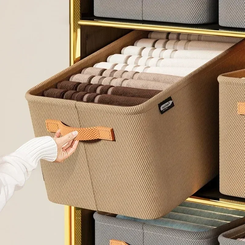 M/L/XL Kleiderschrank-Organizer-Box zur Aufbewahrung im Schrank, Unterwäsche-Schubladen-Organizer, Schlafzimmer-Schrank-Organizer für Socken, BHs, Hosen