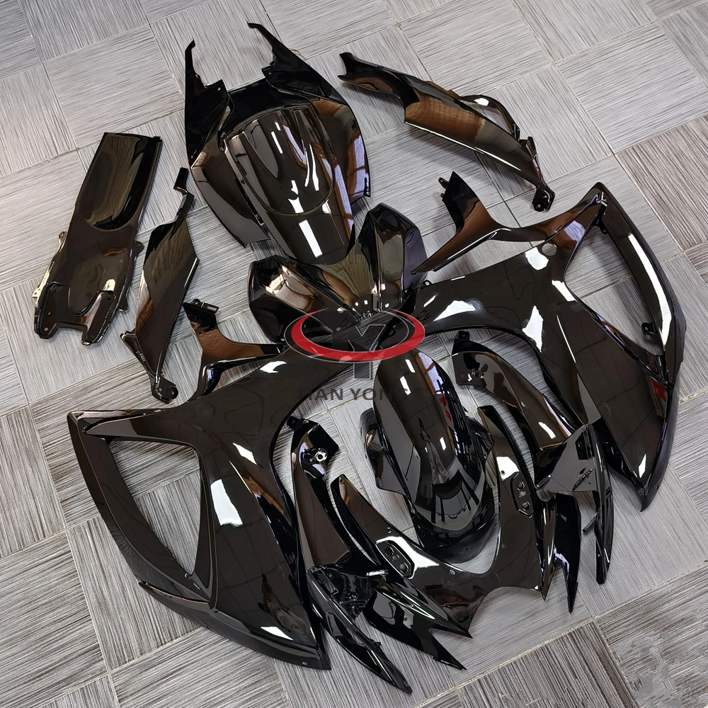 Motorrad für suzuki gsxr600 gsxr750 gsxr 2006 2007 gsx r k6 2015-2019 Voll verkleidung ssatz hells ch warze Karosserie verkleidung Image