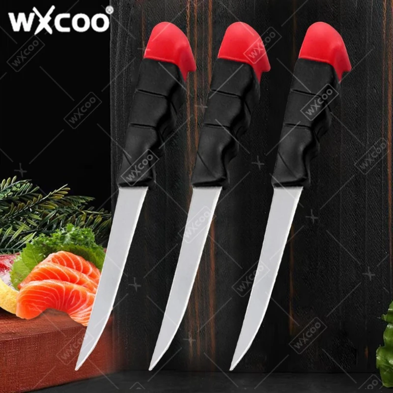 WXCOO Edelstahl Filet Ausbeinmesser Scharfe Klinge Multifunktionale Fisch Tötung Messer Obst Küchenmesser Küchenzubehör Image