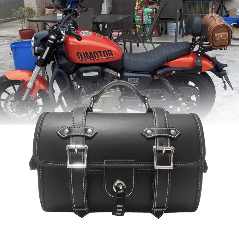 Motorcycle Side Bag Waterproof Saddlebag With Lock Universal Modified Riding Equipment Riding Bag For Harley Honda Yamaha Image