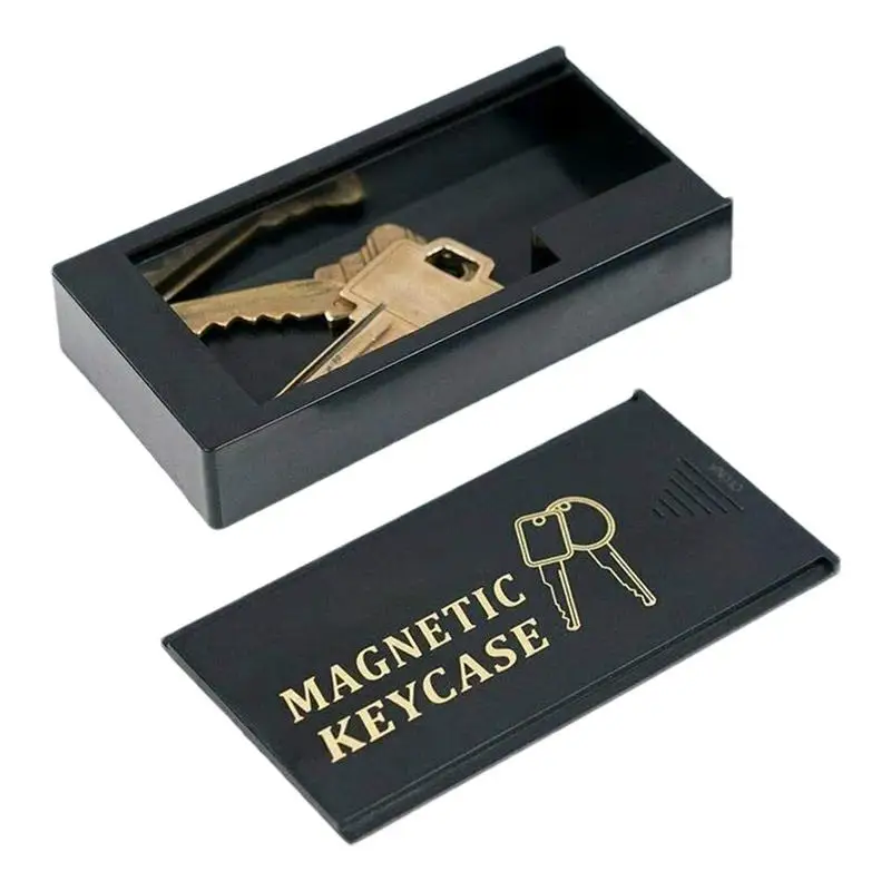 Magnetischer Schlüsselhalter für unter dem Auto, Magnetische Schlüsselbox, Aufbewahrungsorganizer für unter dem Auto, Schlüsselsafe, Magnetischer Schlüsselversteck, Outdoor-Schlüsselschränke