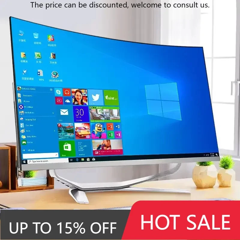 Core Pc Completo Aio Complet Full Set Setup I7 I9 Computer Gamers Gaming Pc Desktop
