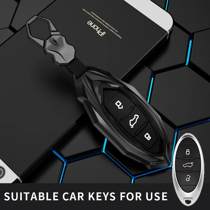 Zink-legierung Auto Fernbedienung Schlüssel Fall Abdeckung Schützen Shell Tasche für FAW Bestune T77 T77pro Neue B70 Schnalle T55 T33 T99 Image