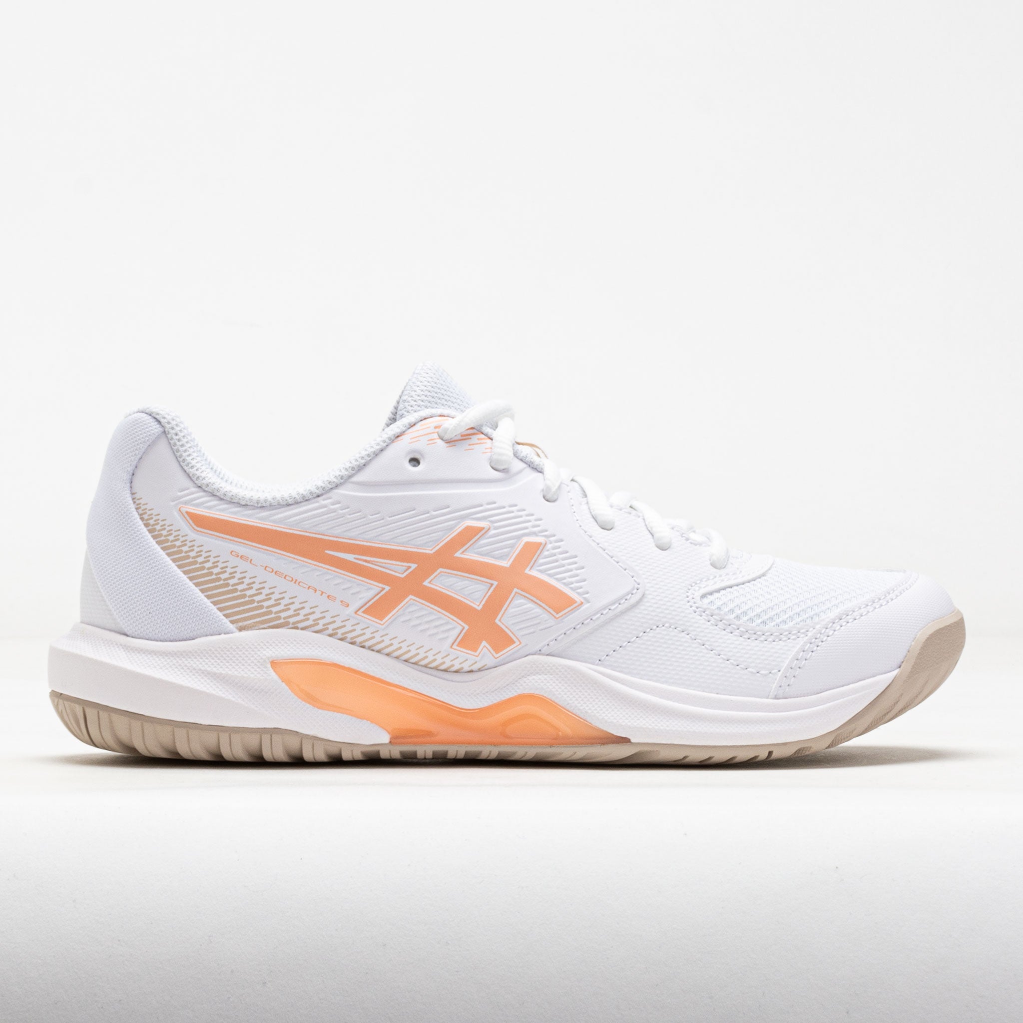 ASICS GEL-Dedicate 9 Women's Tennis Shoes White/Cantaloupe