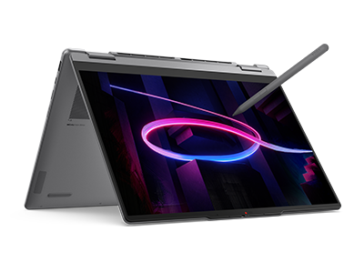 Lenovo Yoga 7i 2-in-1 Aura Edition Copilot+ PC, Luna Grey - Laptop - Windows 11 Home - Intel® Core™ Ultra 5 322 - 512GB SSD - 16GB RAM - 14