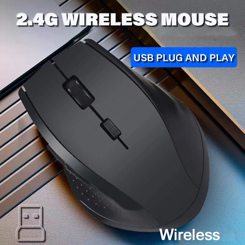 Bluetooth 5,2 Maus 2,4G Drahtlose Maus Dual-Modus Stille Maus Wiederaufladbare Gaming Maus 800/1200/1600DPI Für PC Computer Laptop Image
