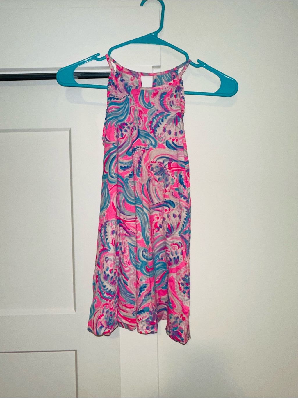 Lilly Pulitzer Shirts & Tops | Lilly Pulitzer Kids Tank Size Kids M | Color: Blue/Pink | Size: Mg
