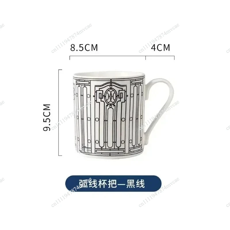 Mug Men's and Women's Ceramic Cup Household Student Couple Milk Coffee Cup Large Capacity Mug