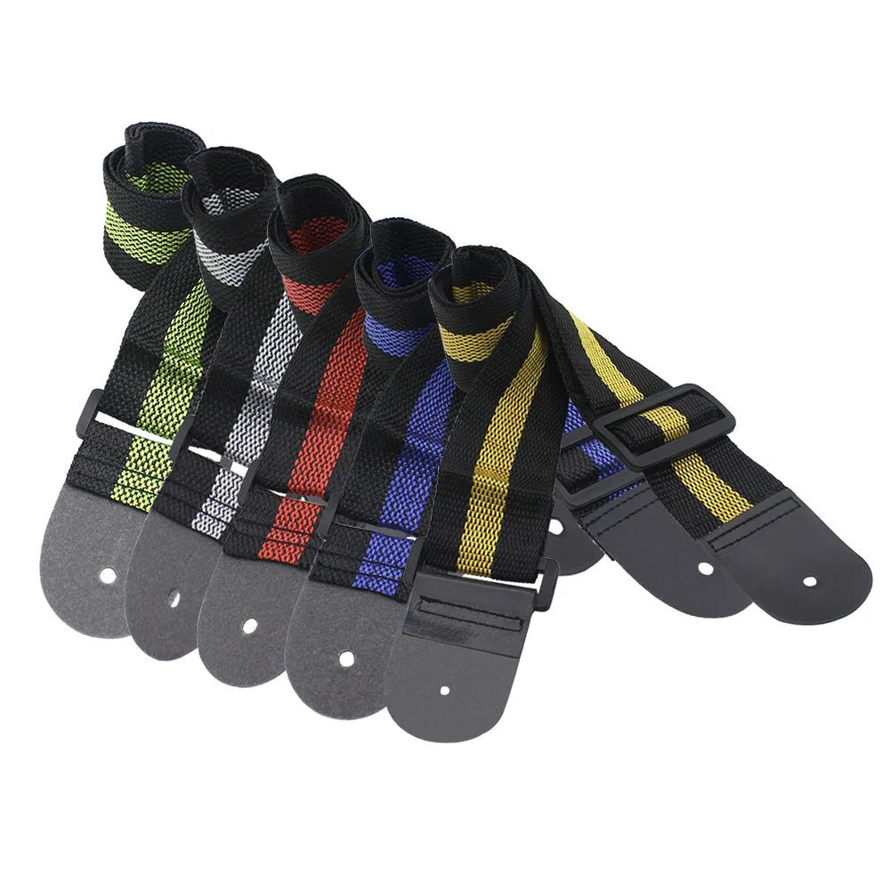 Universal-Gitarren gurt Verstellbarer Nylon-Schulter gurt für akustische klassische E-Gitarren-Bassgitarren teile und Zubehör Image