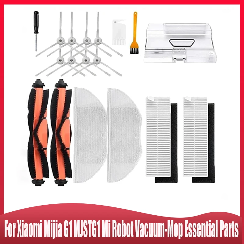 Für Xiaomi Mijia G1 MJSTG1 Mi Robot Vacuum-Mop Wesentliche Teile, Hauptseitenbürste Hepa-Filter Mopp Staubbox Ersatzteile Image