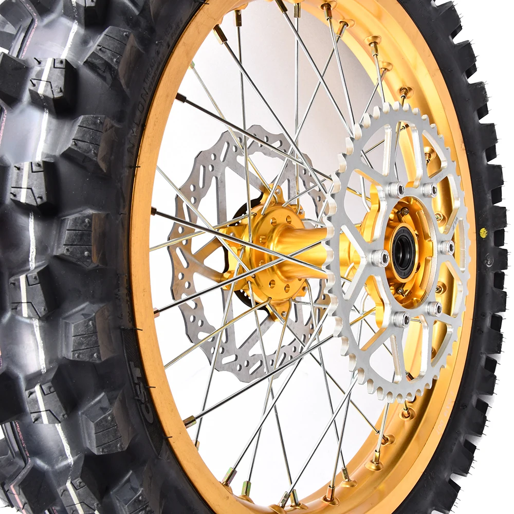 Superbike-Laufradsatz für Ultra Bee, modifizierter Offroad-Laufradsatz, 21 Zoll vorne / 18 Zoll hinten, Dirtbike-Reifen, UB Mod Offroad-Laufradsatz Image