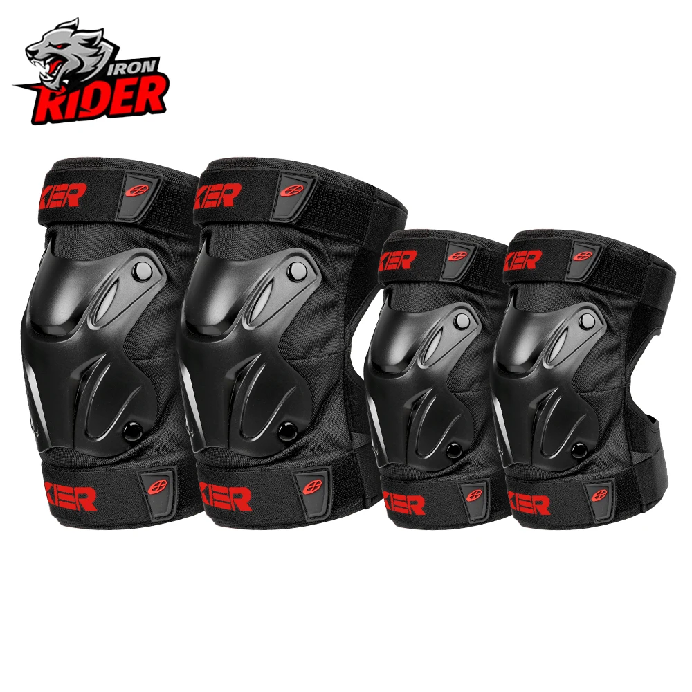 Nouvelles protections pour genoux et coudes pour motos, anti-chute et anti-collision, équipement de sport de plein air, équipement de moto tout-terrain