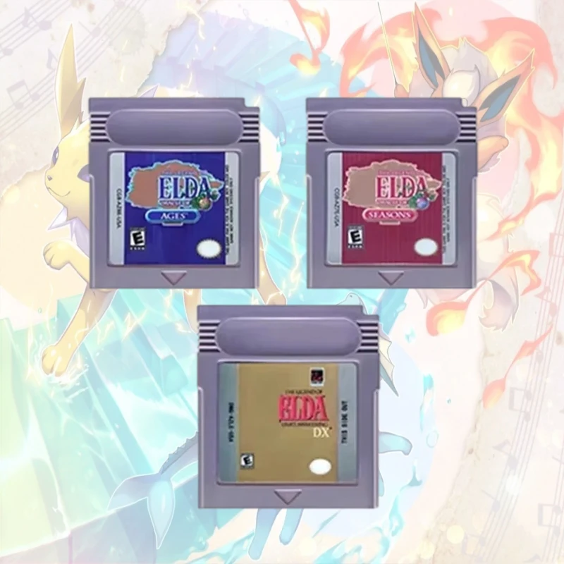 GBC Card 16 Bit Video Game Cartridge Console Card for Gameboy Awakening Oracle of Seasons Classic Game English Version