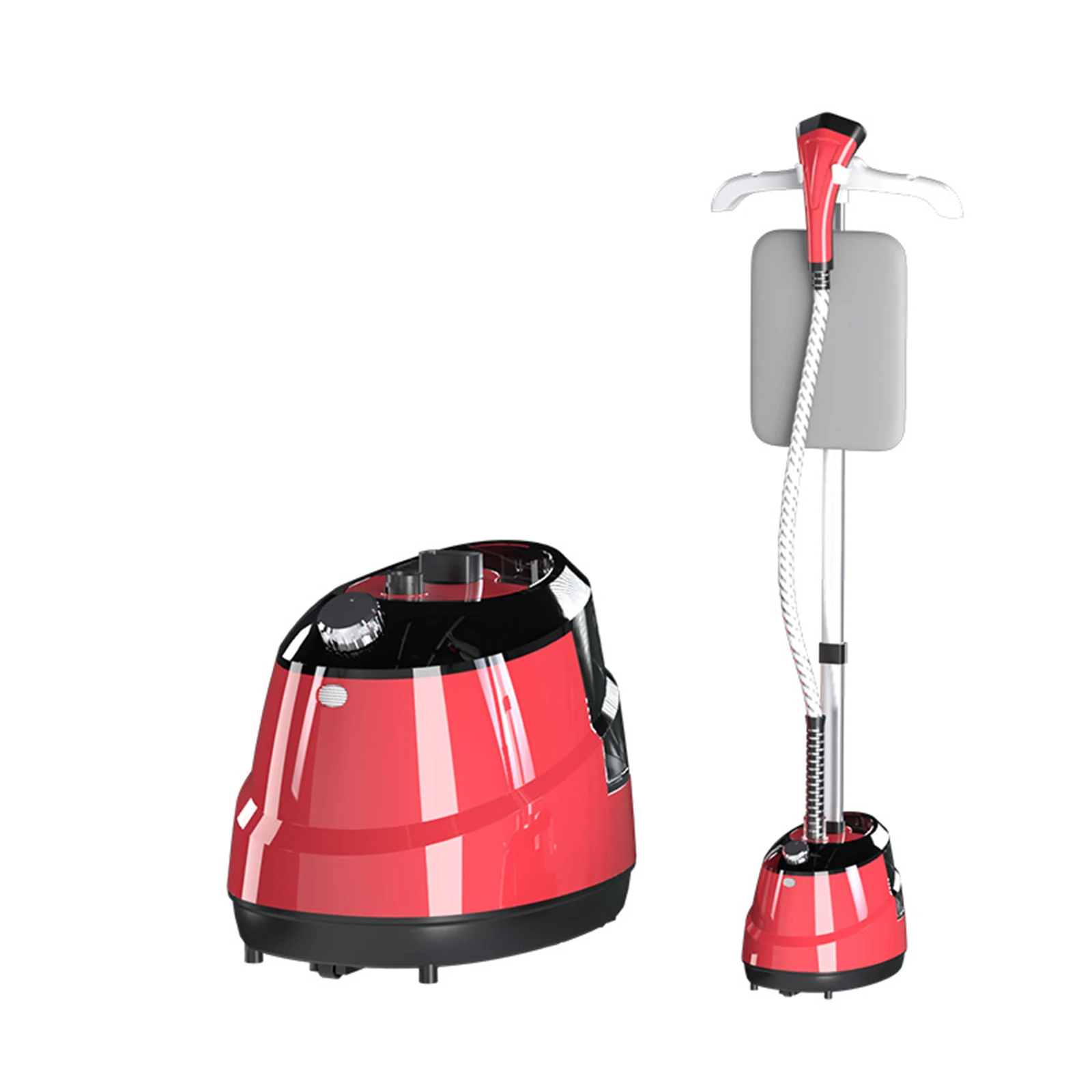 Fer à repasser vapeur 2000W, capacité 2L, pour usage domestique et commercial (magasins de vêtements) ; fer à repasser à vapeur avec hauteur réglable et tige télescopique pour un repassage rapide des