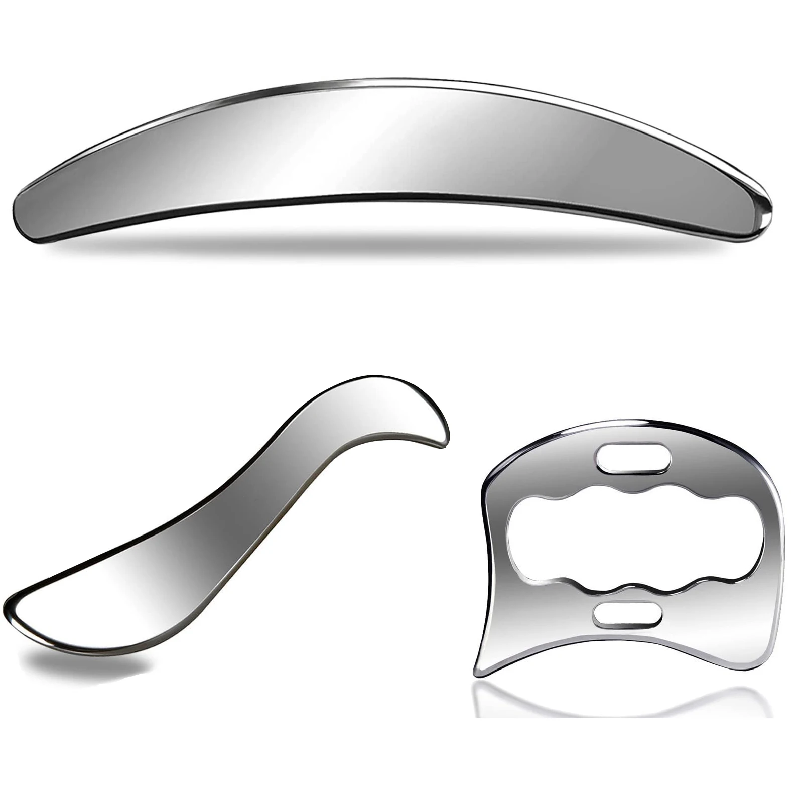 Muscle Fascia Messer Multifunktionale Muscle Release Massage Messer Übung Schaben Messer Gym Edelstahl Image