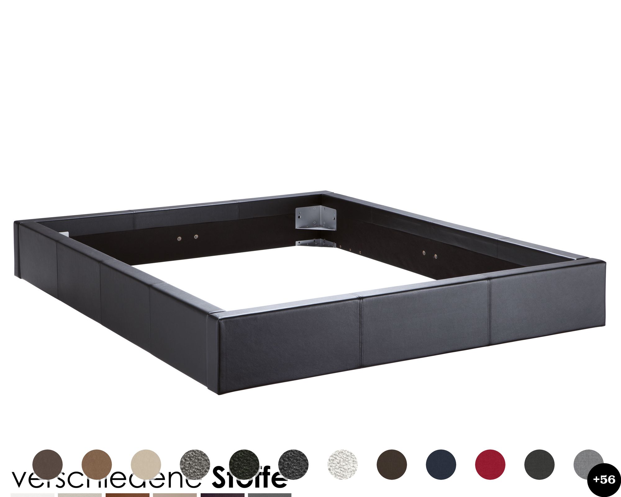 Hasena Dream-Line Bettrahmen Lungo 28/4S 160x210 cm / Velluto grey Image