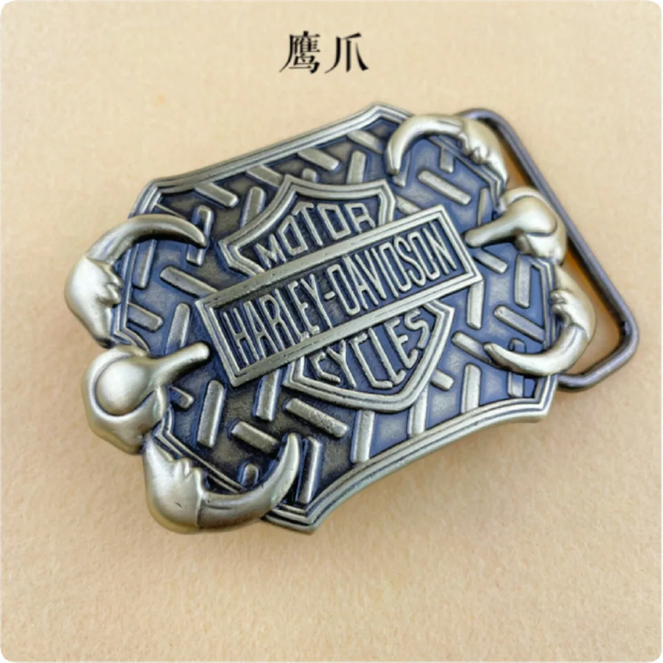 Für Harley Davidson für 38-39cm breite Gürtel Herren Punk Motorrad Metall Adler Gürtelschnalle Retro Deko Jeans Motorrad Zubehör DIY
