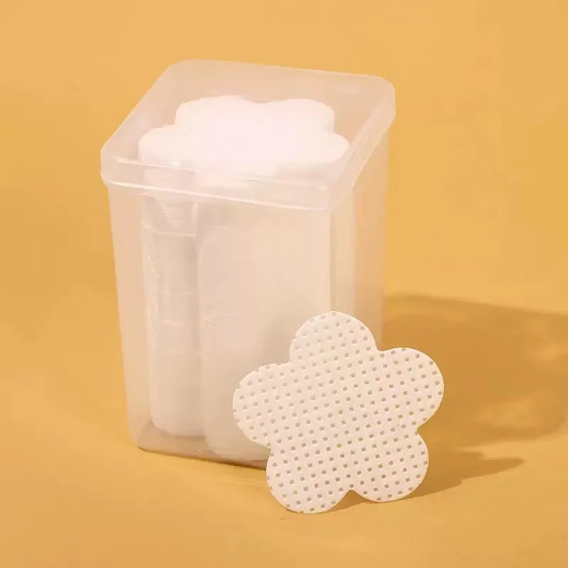 200pc Gel Nagellack Entferner Tücher Reiniger Maniküre Nagel Entferner Lint-Freies Baumwolle Tücher Reiniger Papier Pad Make-Up werkzeug Großhandel Image