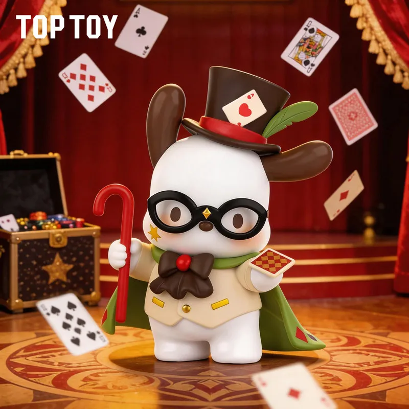 TOPTOY Pochacco Diamant-Detektiv-Serie Blindbox Spielkarte Niedliche Figur Schreibtisch-Deko Trendiges Spielzeug Geschenk für Erwachsene Image