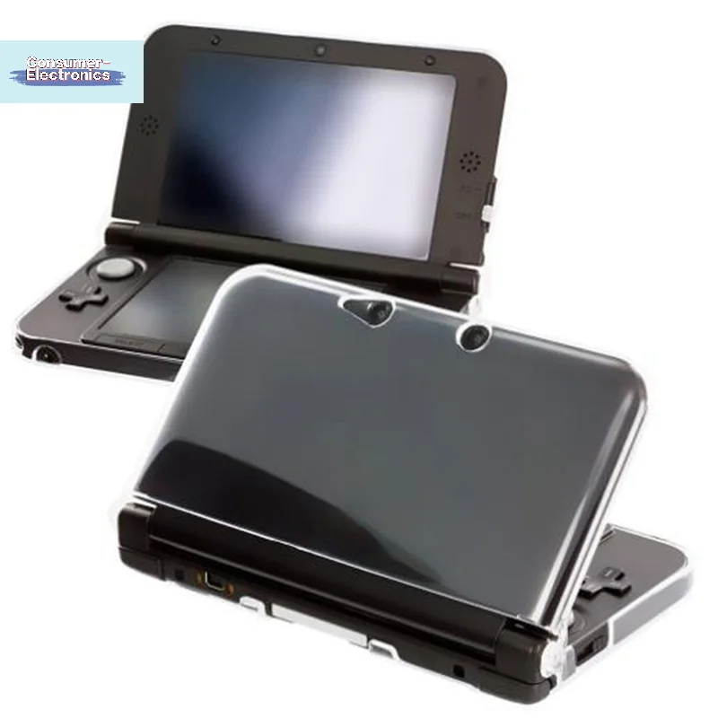 【1PC transparente Kristallhülle mit harter Schale für 3DS XL LL N3DS 3DS LL】 Image