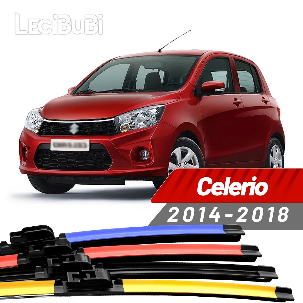 2 Stück für Suzuki Celerio 2014–2018 2015 2016 2017 Frontscheibenwischerblätter Scheibenwischer Image