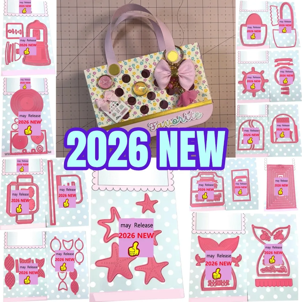 Metall-Stanzformen Scrapbook Tagebuch Dekoration Schablone Prägevorlage DIY Grußkarte Handgemachte Tasche 2026 Neu Image