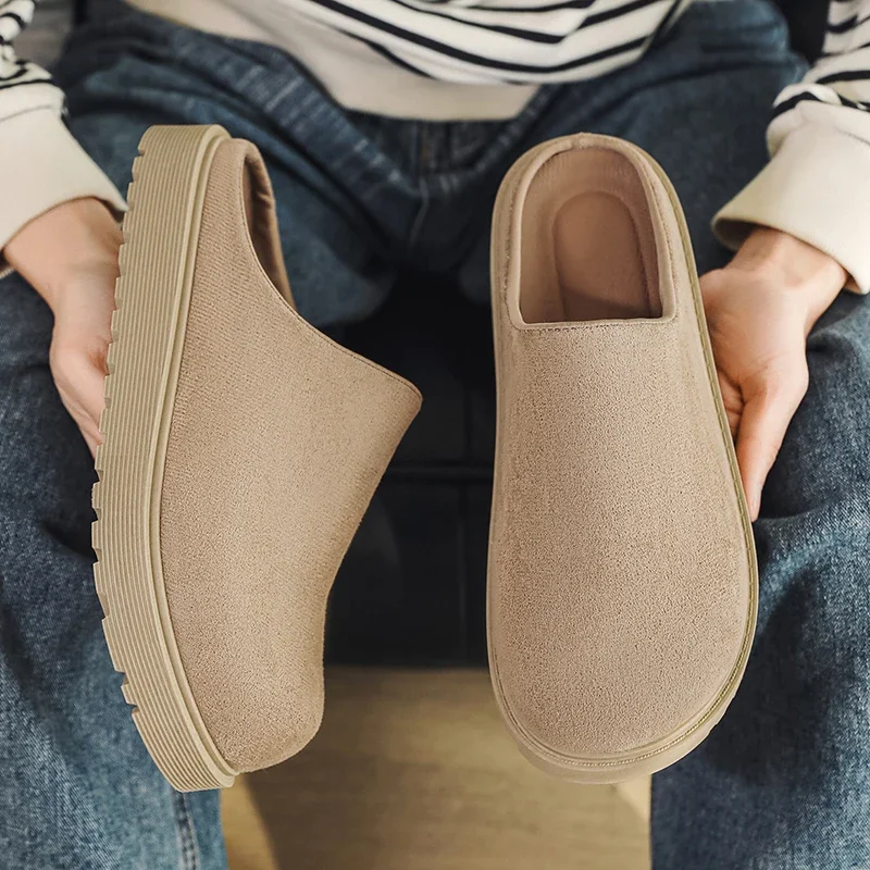Herren Casual Slip-on Hausschuhe Sommer Neu Weichsohlige Rutschfeste Bequeme Outdoor-Wanderschuhe Modische Jugend-Joker-Trend-Pantoffeln