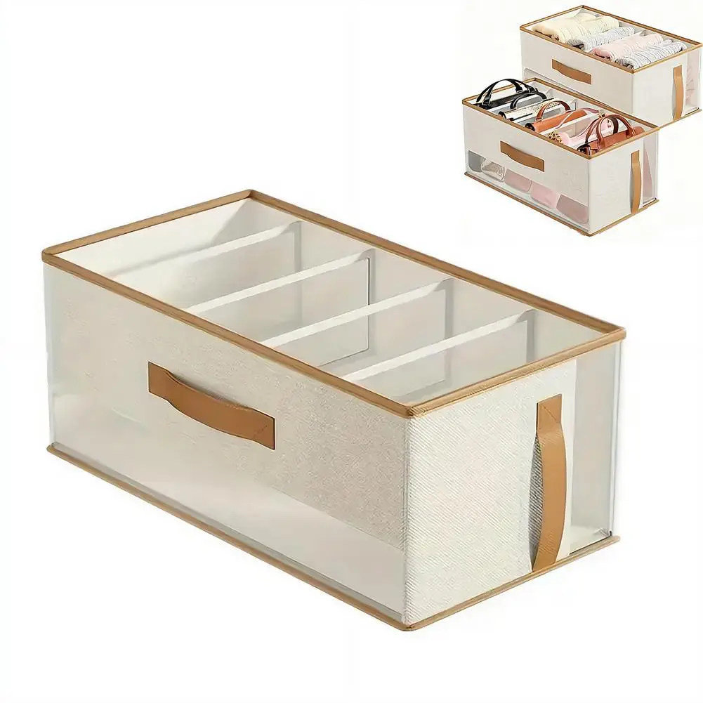 Organizer-Box zur Aufbewahrung im Kleiderschrank, Unterwäsche-Schubladen, Schlafzimmerschrank, Socken-, BH- und Hosen-Organizer
