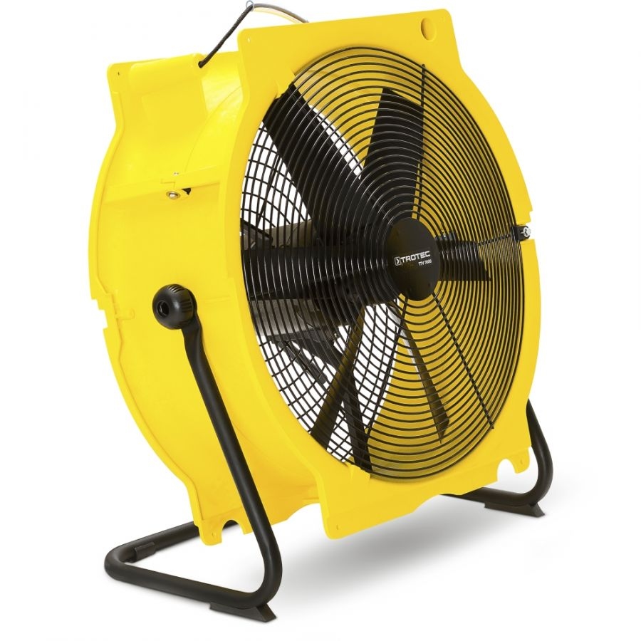 TROTEC Axialventilator TTV 7000 Gewerbe Ventilator Belüftung Entlüftung Lufttransportschlauch Staubsack stapelbar 8500 m³/h 11 m/s Image