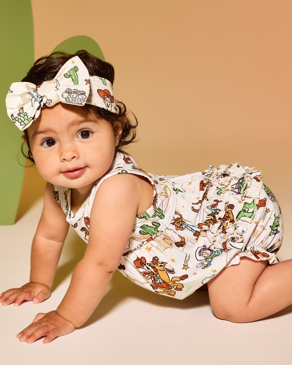 Disney & Pixar Woody's Wild West Bamboo Baby Bubble Romper - 3T