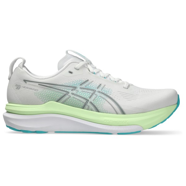 Asics - Gel-Kayano 33 - Runningschuhe 49 | EU 49 weiß/ energy aqua
