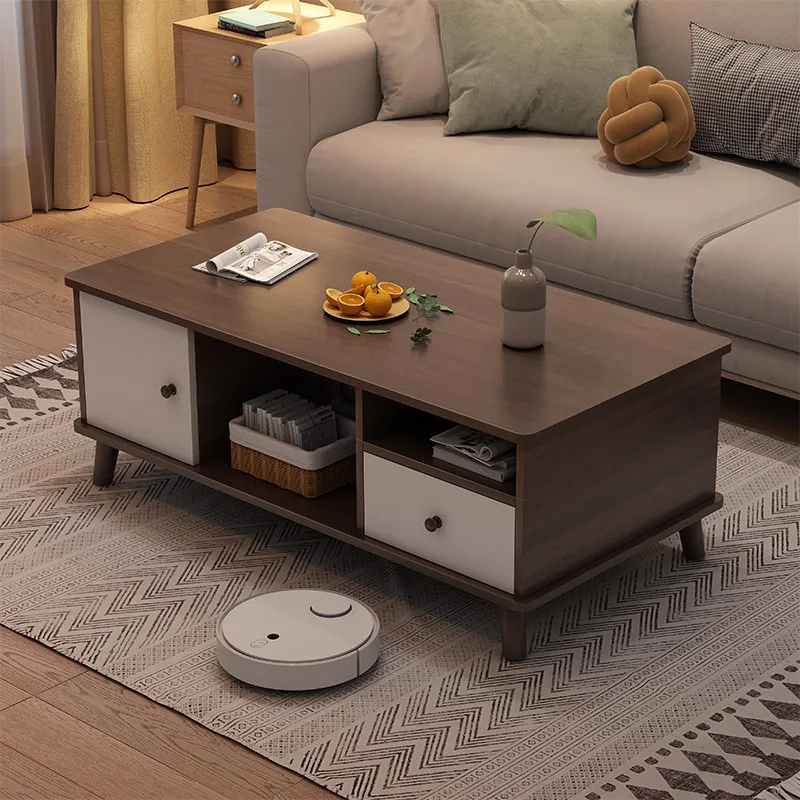 Couchtisch Wohnzimmer Haushalt Moderner Einfacher Couchtisch Kleine Wohnung Massivholzbein Teetisch Quadratischer Teetisch