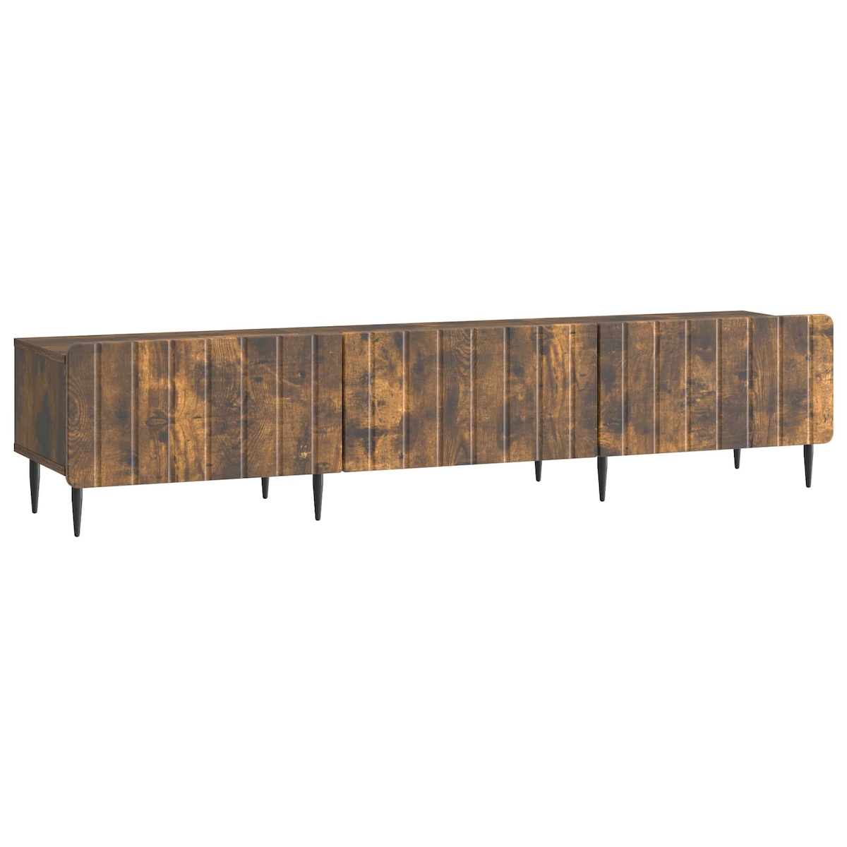 vidaXL TV-Schränk Geräucherte Eiche 147 x 34,5 x 32 cm Holzwerkstoff Image