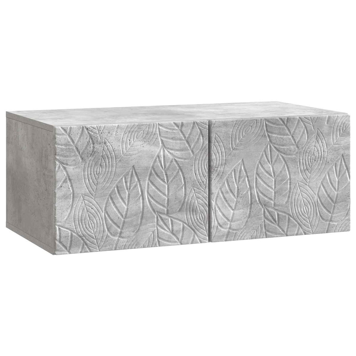 vidaXL Wandmontierter TV-Schrank 98 x 31 cm Betongrau Holzwerkstoff Image