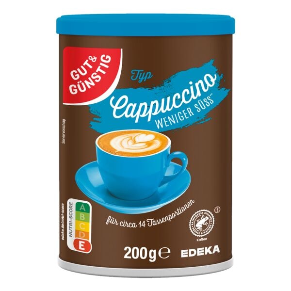 Gut & Günstig Cappuccino »weniger süß« 200 g Image