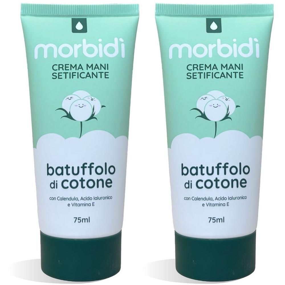 Morbidì Crema Mani Batuffolo di Cotone 75ml 2x75 ml