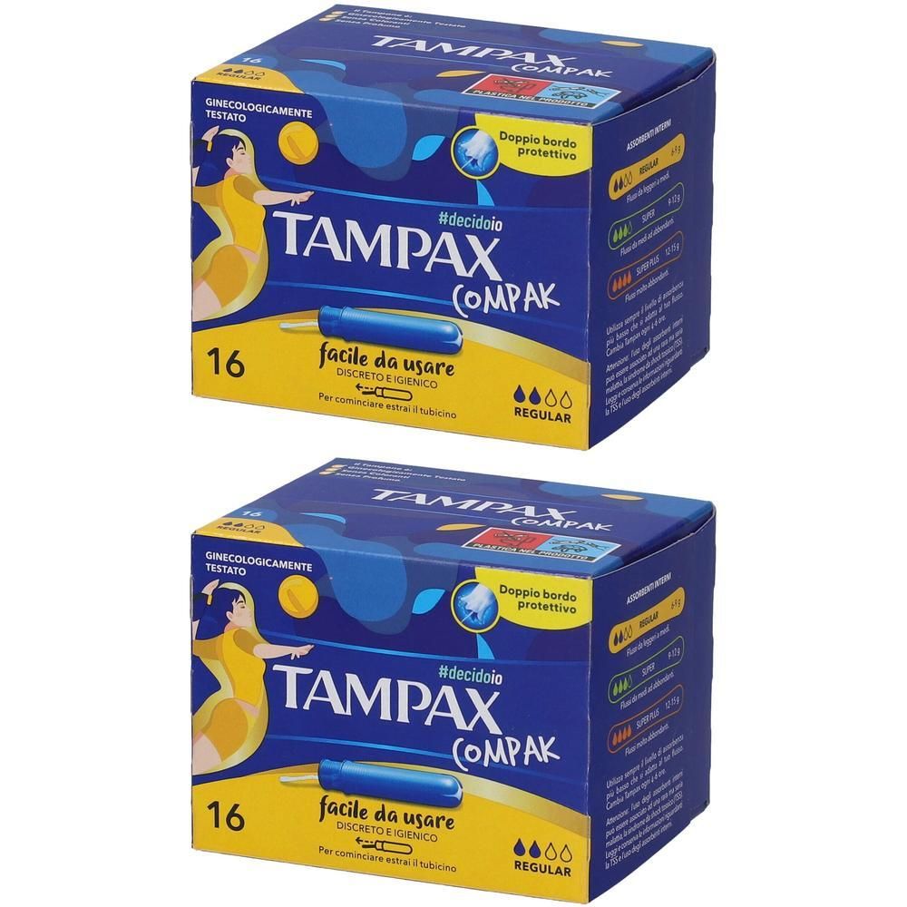 TAMPAX Compak Regular 2x16 pz Tampone