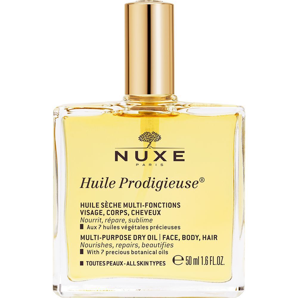 NUXE Huile Prodigieuse Olio Secco 50 ml – Viso, Corpo e Capelli.