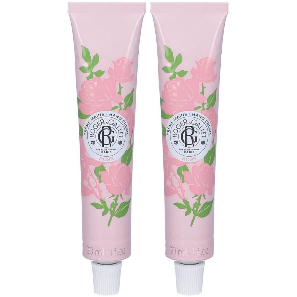 ROGER&GALLET Crema Mani di Benessere Rose 2x30 ml