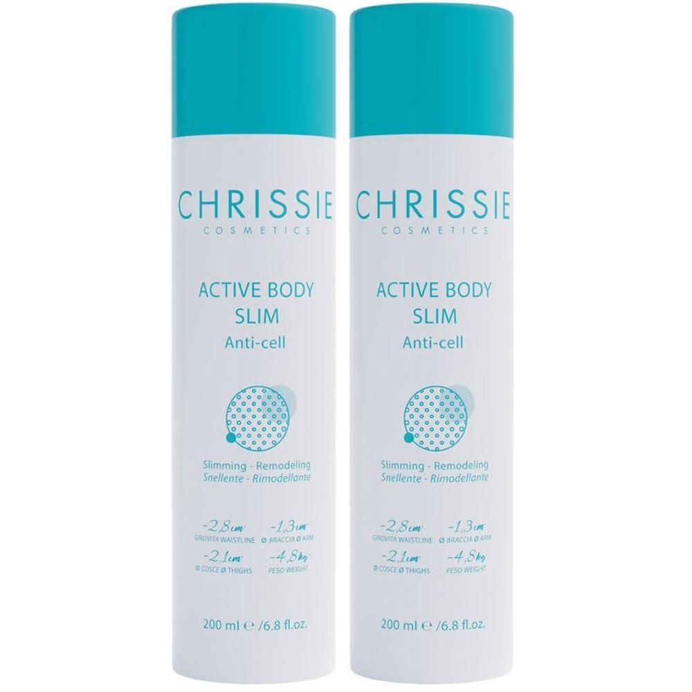Chrissie Active Body Slim Anti-Cell 2x200 ml Crema