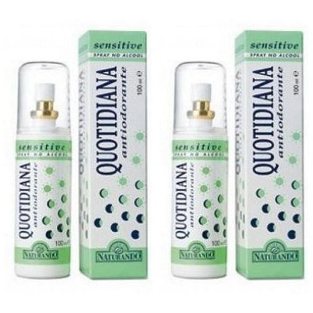 Quotidiana Antiodorante Spray Sensitive 100 Ml 2x100 ml Deodorante