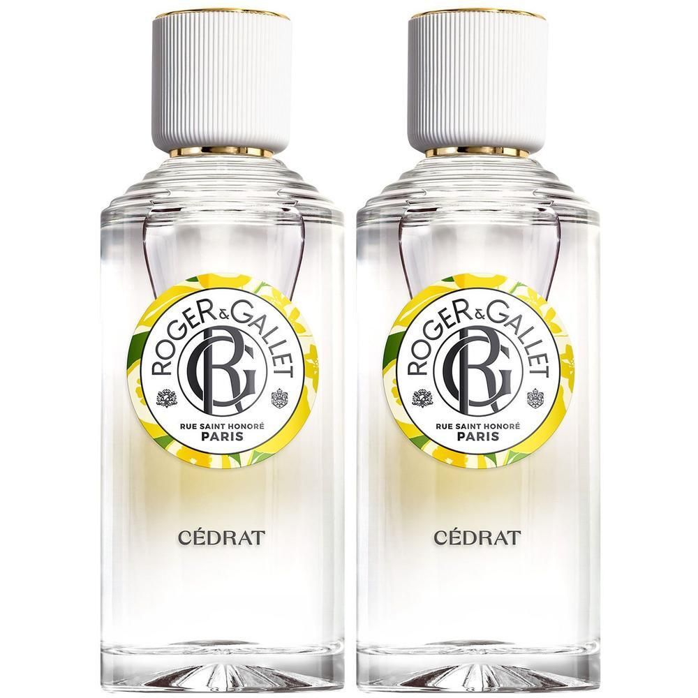 ROGER&GALLET Cedrat - Acqua Profumata Di Benessere 2x100 ml