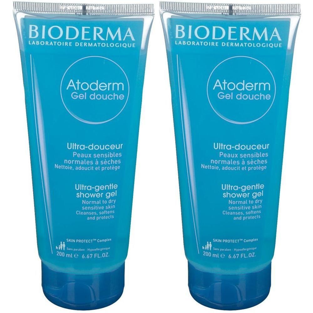 BIODERMA Atoderm Gel Douche Doccia Detergente Quotidiano 2x200 ml docc